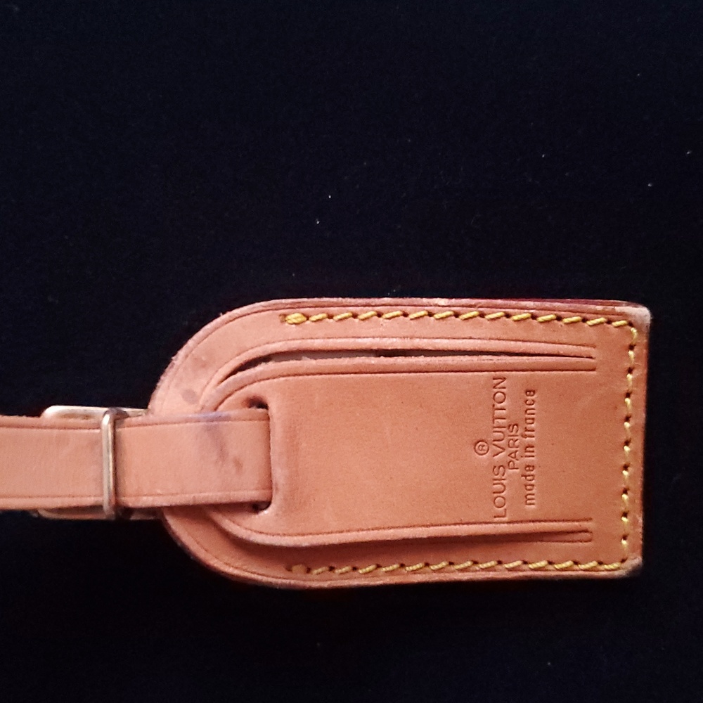Louis Vuitton Leather Luggage Tag - Picture 2 of 13